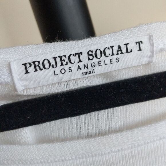 Project Social T Sheer White T-shirt - Picture 5 of 9